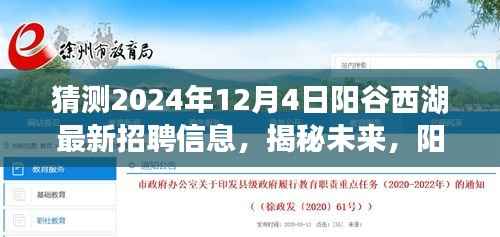 揭秘未来,阳谷西湖最新招聘信息展望与解读(2024年12月版)