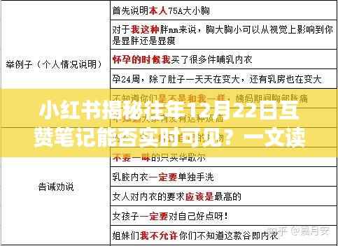 小红书往年互赞笔记揭秘,如何确保实时可见?一文解读!