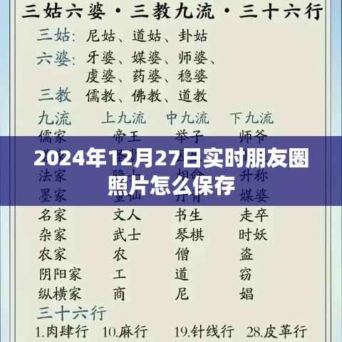 2024年朋友圈照片保存攻略,实时照片轻松存