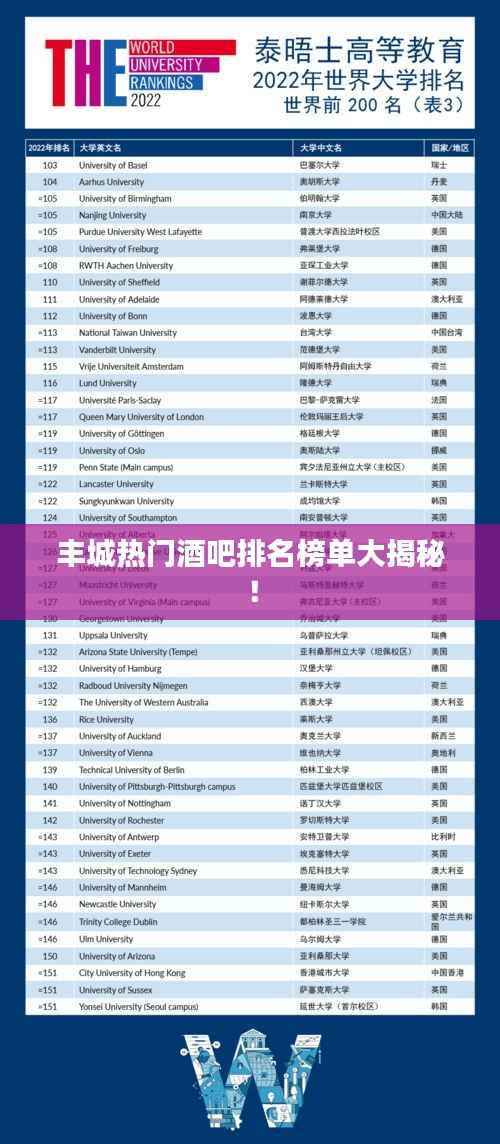 丰城热门酒吧排名榜单大揭秘!