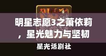 明星志愿3之萧依莉,星光魅力与坚韧意志展现